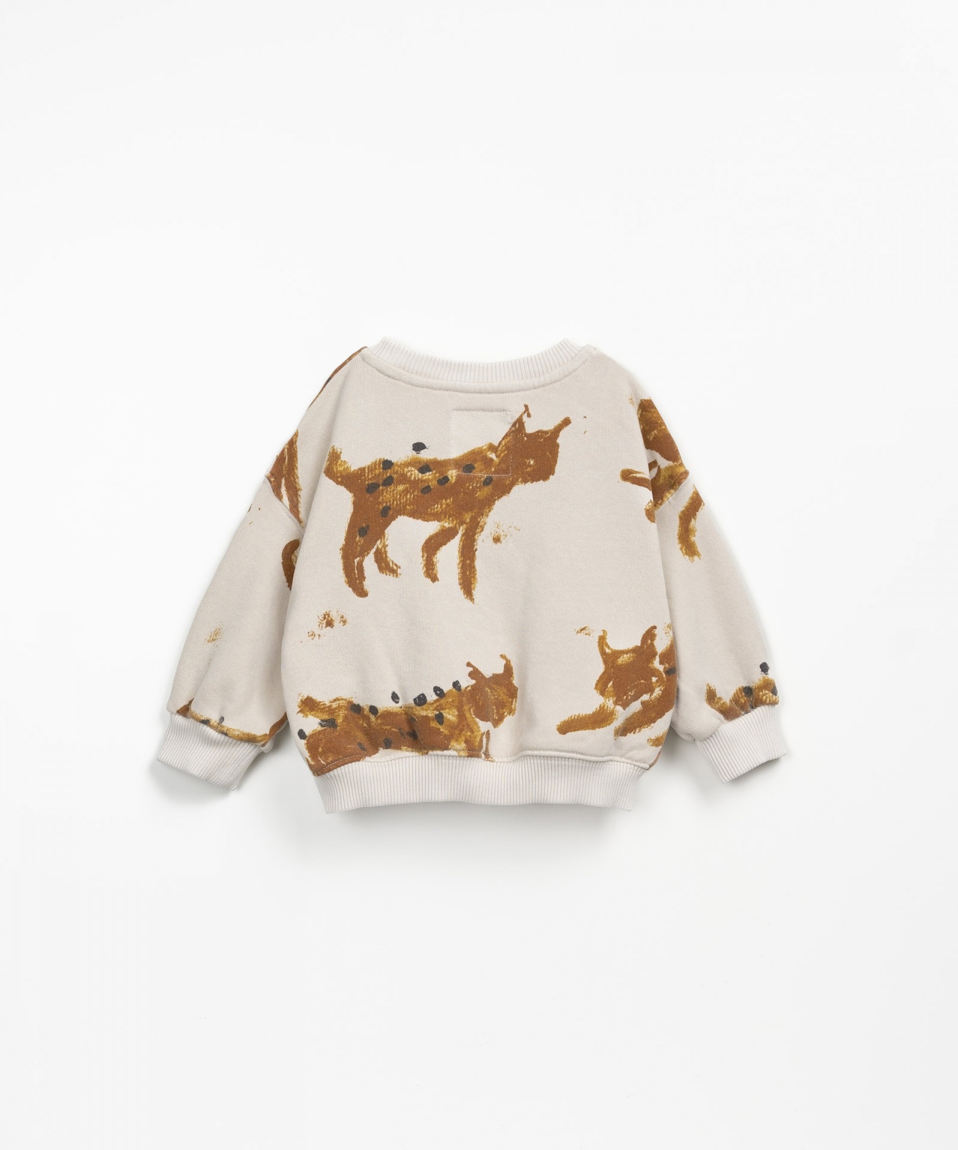 Printed sweater naturally dyed | Wooden Memories