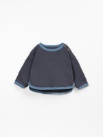 Camisola de malha com fibras recicladas