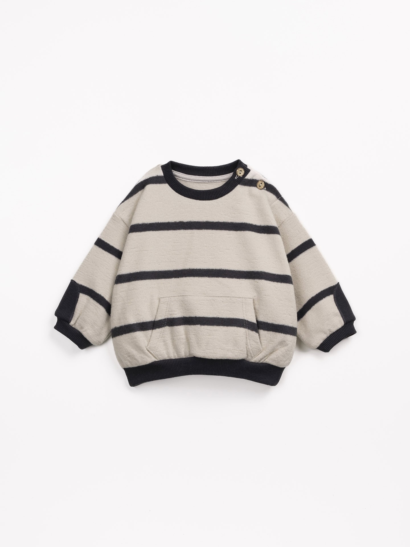 Camisola com mistura de fibras naturais e fibras recicladas