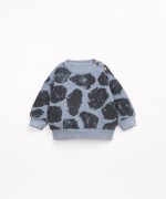 Printed sweater naturally dyed | Wooden Memories