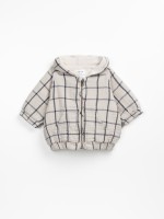 Chaqueta de tela con forro polar