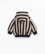 Jacket with striped pattern | Wooden Memories