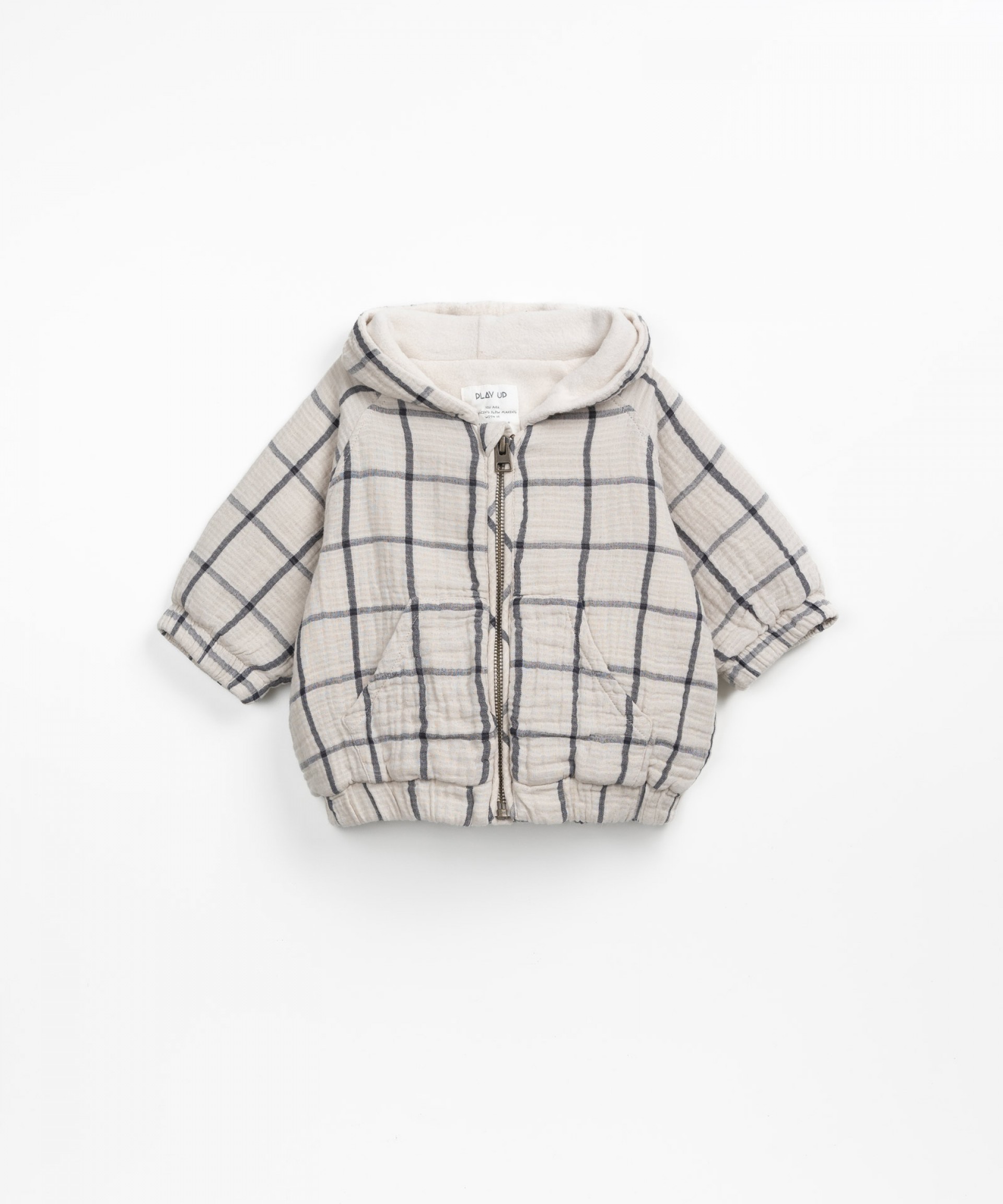 Jacket with checkered pattern  | Wooden Memories