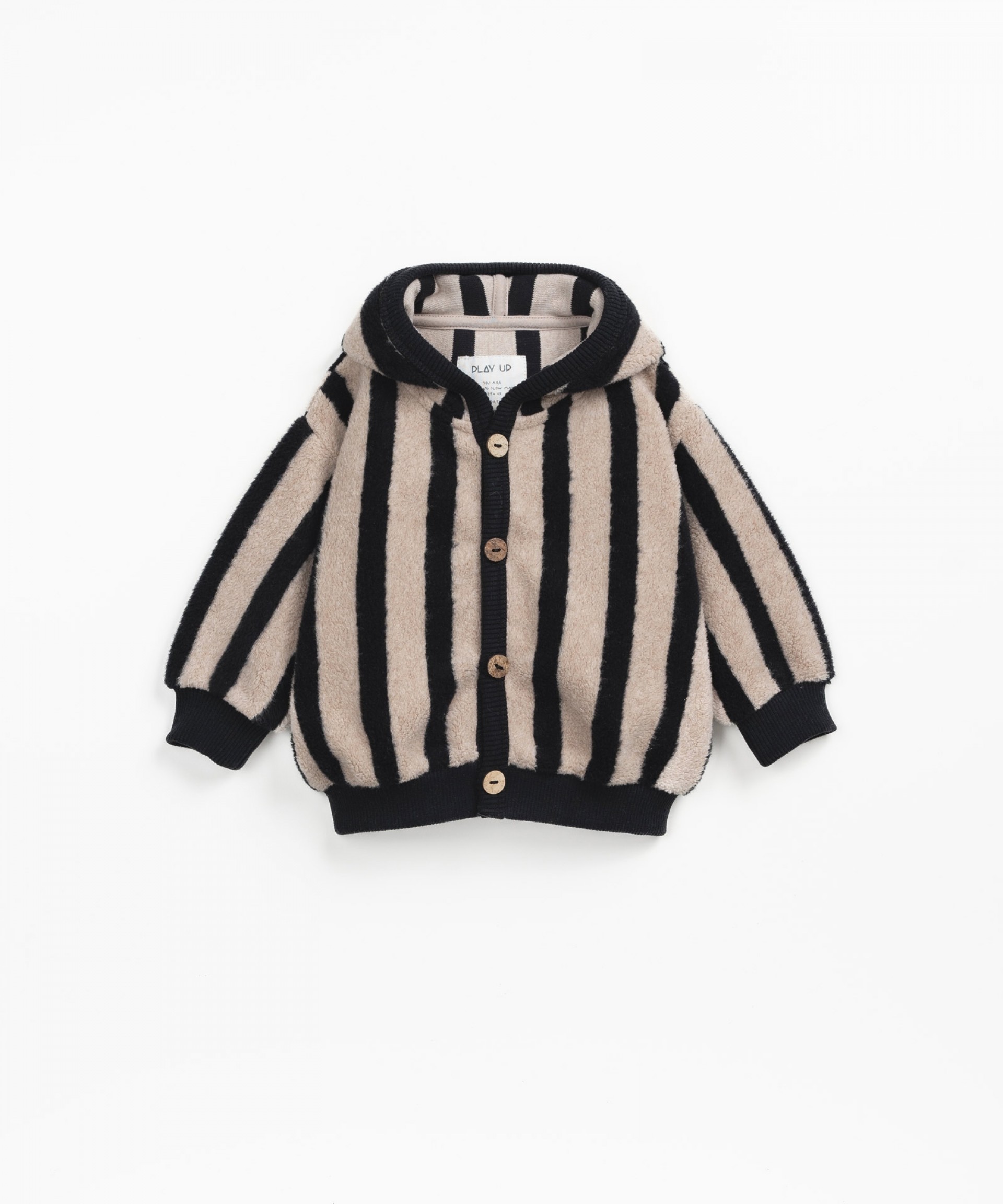 Jacket with striped pattern | Wooden Memories