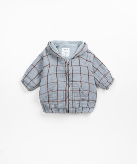 Casaco de tecido com forro polar