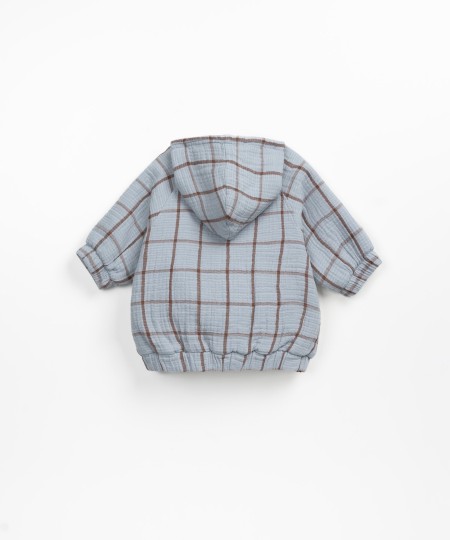 Chaqueta de tela con forro polar