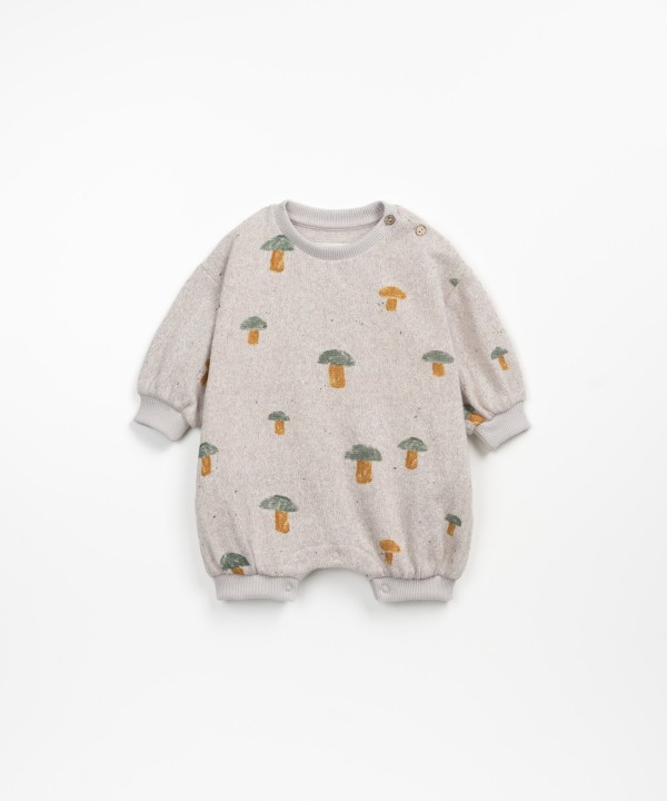 Macac�o com mistura de fibras recicladas