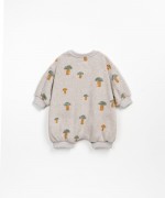 Jumpsuit with mushroom print  | Wooden Memories