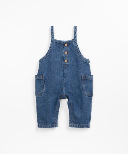 Macac�o de ganga com bolsos