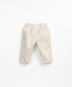 Pantaloni in bombasina, misto cotone riciclato e cotone | Wooden Memories