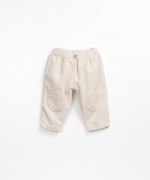 Pantaloni in bombasina, misto cotone riciclato e cotone | Wooden Memories