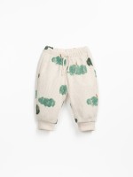 Jersey pants with print