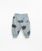 Pantaln con estampado de nubes | Wooden Memories