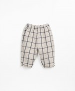 Pantaloni in tessuto con motivo a quadri | Wooden Memories