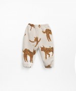 Pantaln con estampado de linces | Wooden Memories