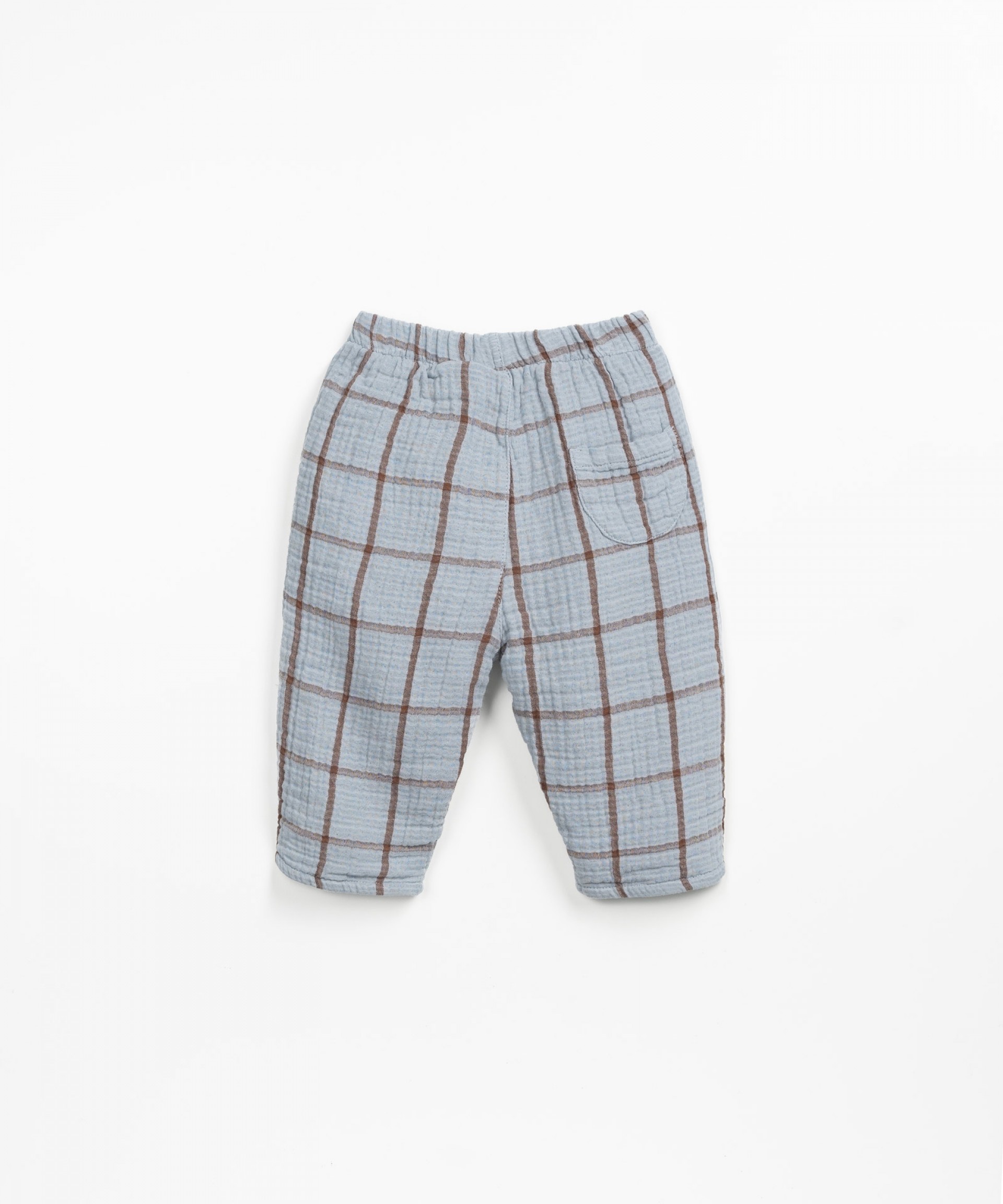 Pantaloni in tessuto con motivo a quadri | Wooden Memories