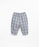 Pantaloni in tessuto con motivo a quadri | Wooden Memories