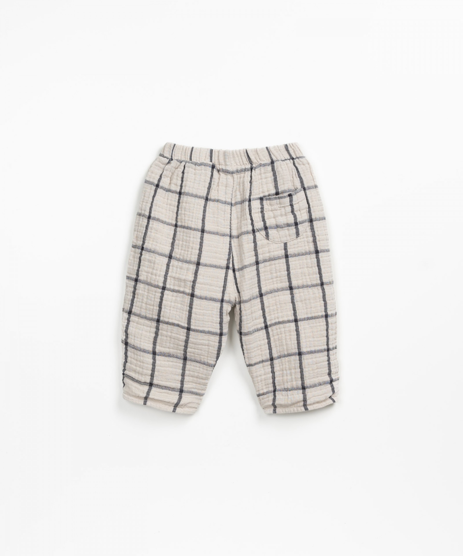 Pantaloni in tessuto con motivo a quadri | Wooden Memories