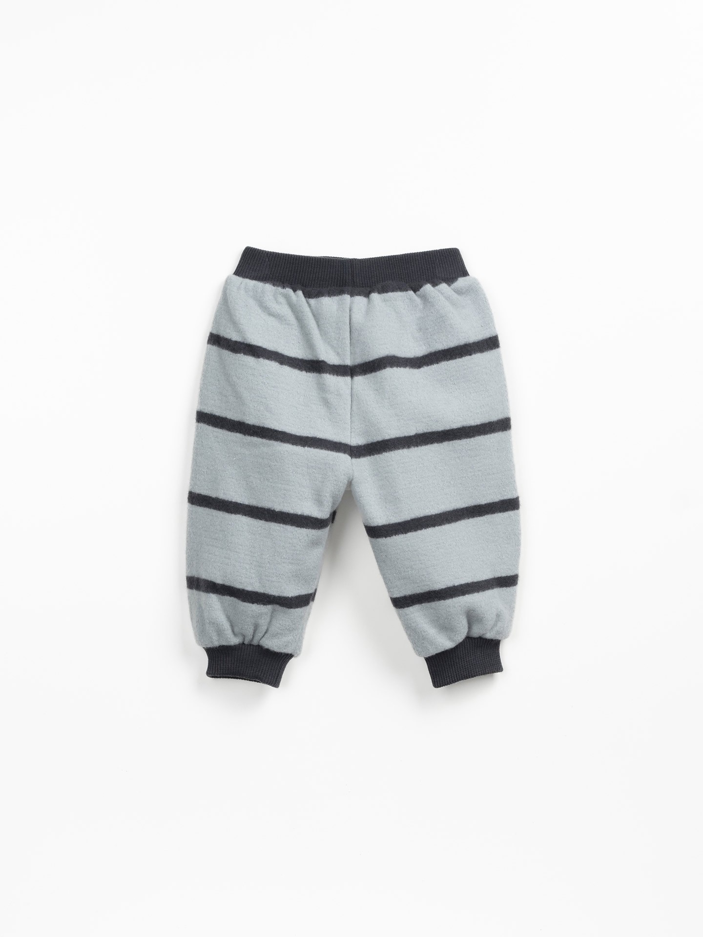 Leggings às riscas com bolsos