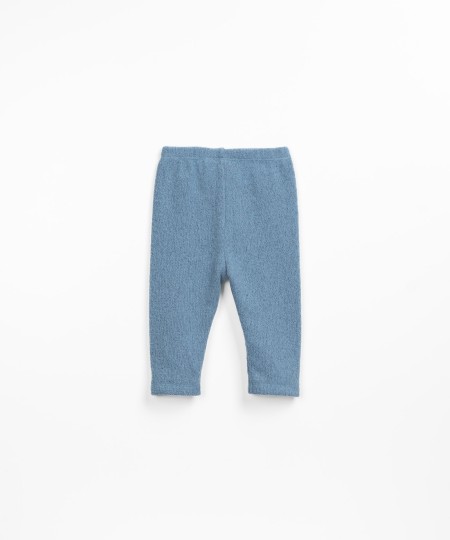 Jersey leggings in recycled fibers