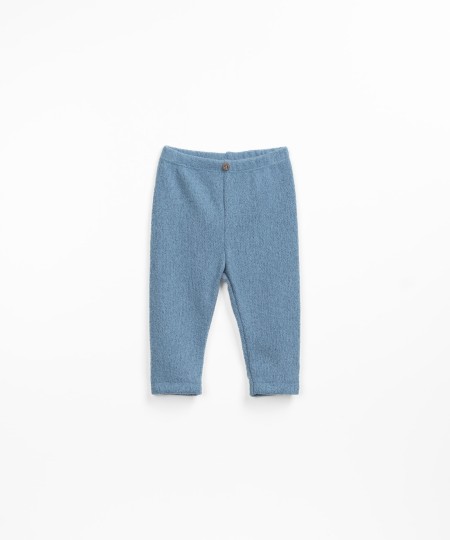 Jersey leggings in recycled fibers