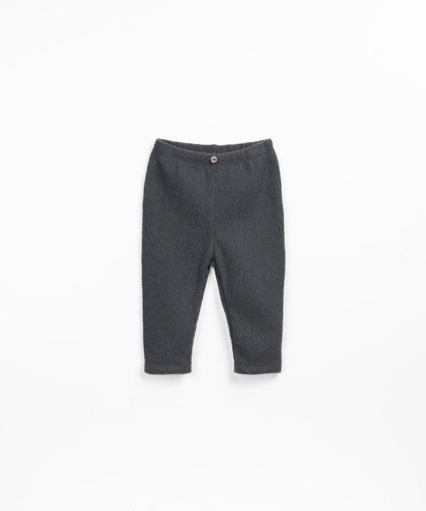 Jersey leggings in recycled fibers