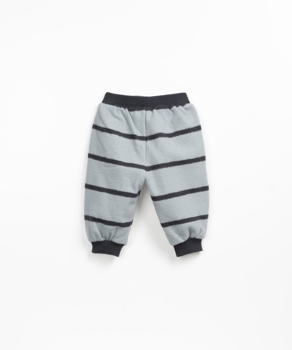 Striped leggings with pockets