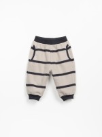 Striped leggings with pockets