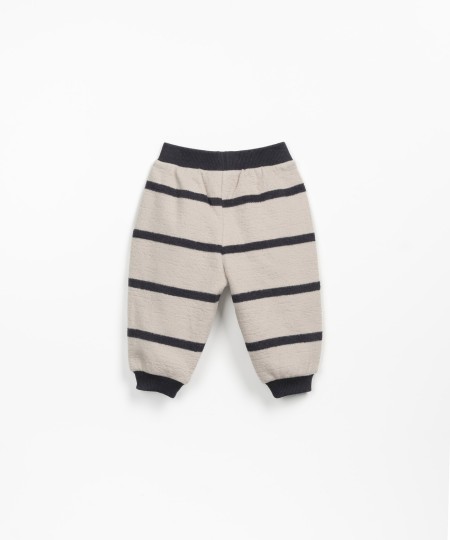 STRIPED JERSEY LEGGING