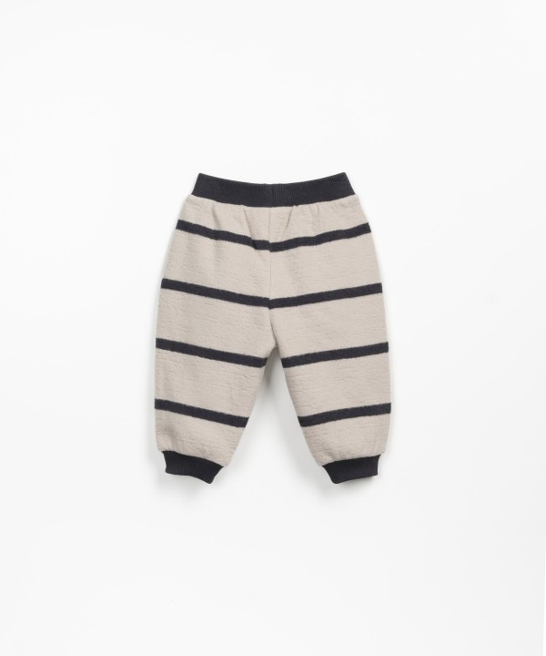 Striped leggings with pockets