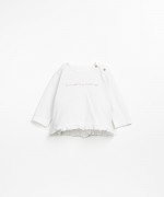 T-shirt with frill insert on the bottom | Wooden Memories