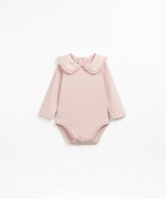 Bodysuit with cloth collar | Wooden Memories