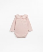 Bodysuit with cloth collar | Wooden Memories