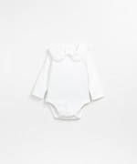 Bodysuit with cloth collar | Wooden Memories