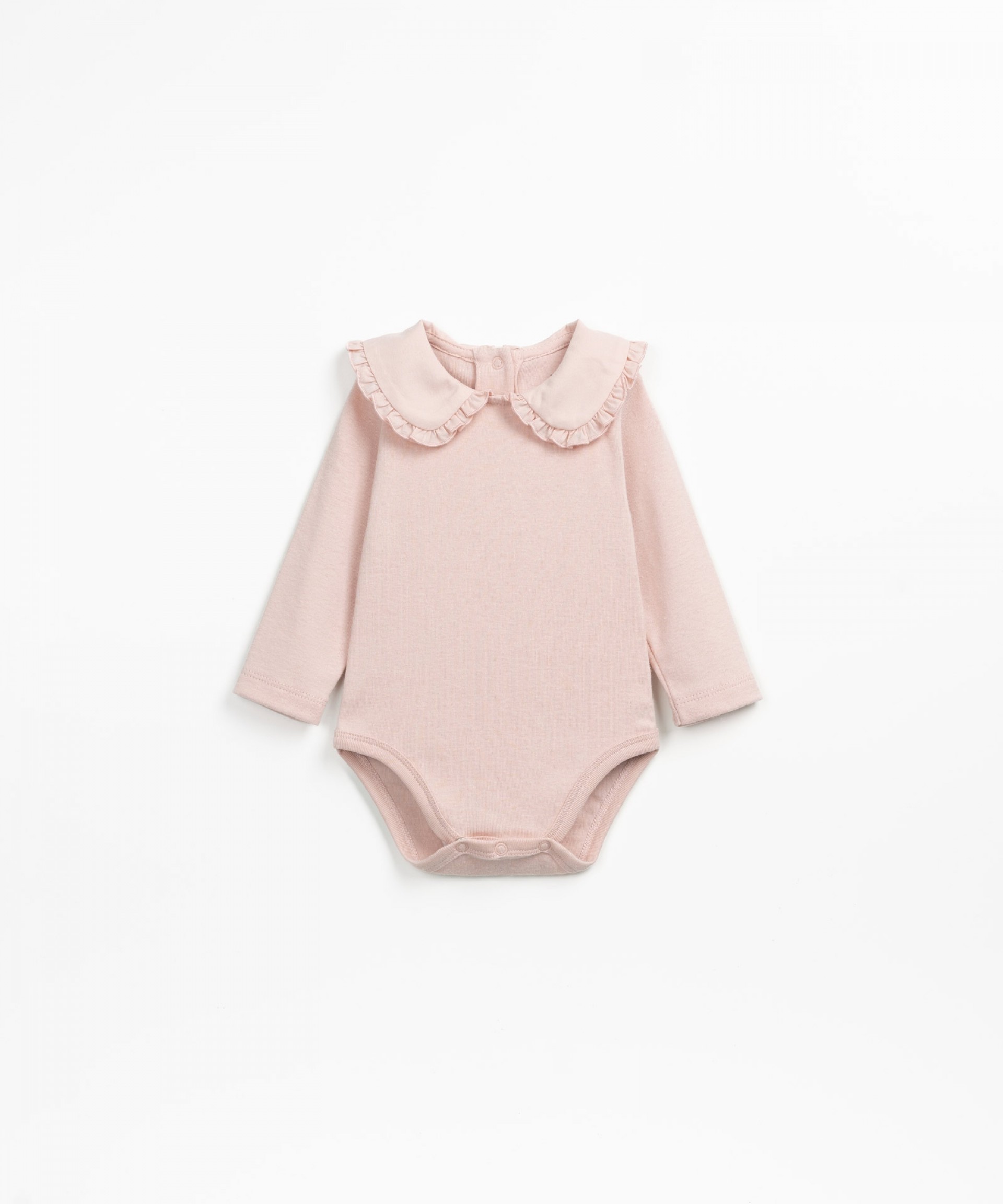 Bodysuit with cloth collar | Wooden Memories