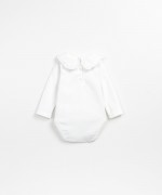 Bodysuit with cloth collar | Wooden Memories