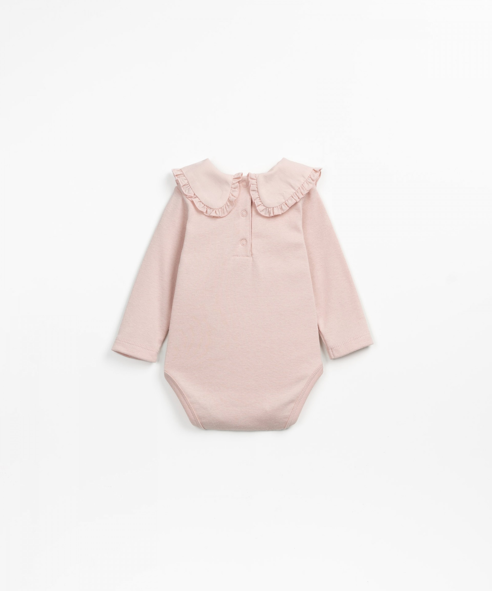 Bodysuit with cloth collar | Wooden Memories