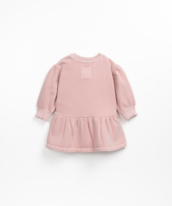 Robe avec un mélange de coton biologique et de coton