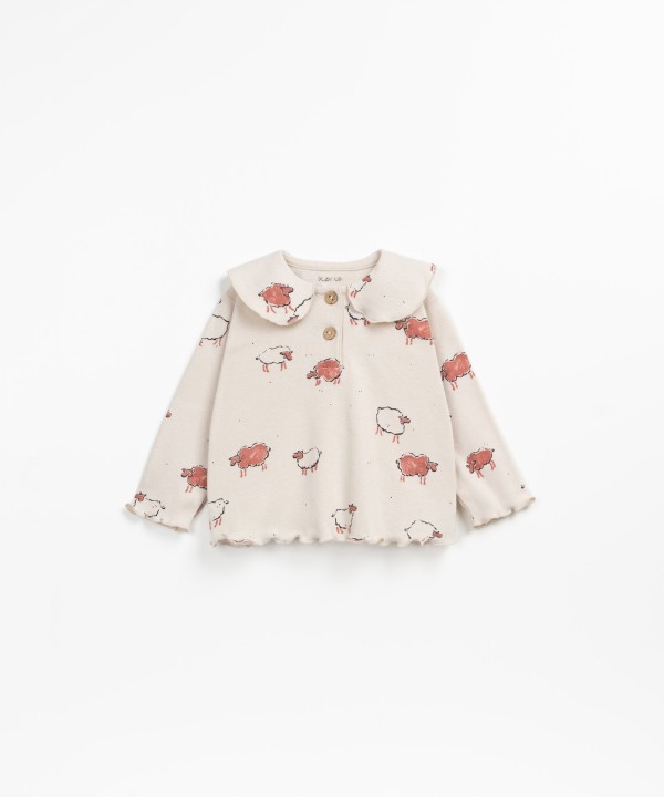 Pyjama avec imprim� de moutons