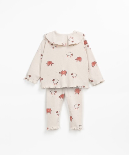 Pyjama avec imprimé de moutons
