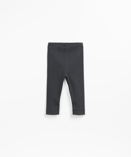 Leggings in a mixture of organic cotton and recycled cotton