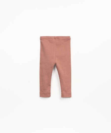 Leggings com mistura de algodão orgânico e algodão reciclado