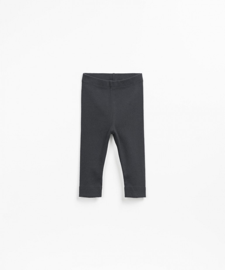 Leggings in a mixture of organic cotton and recycled cotton