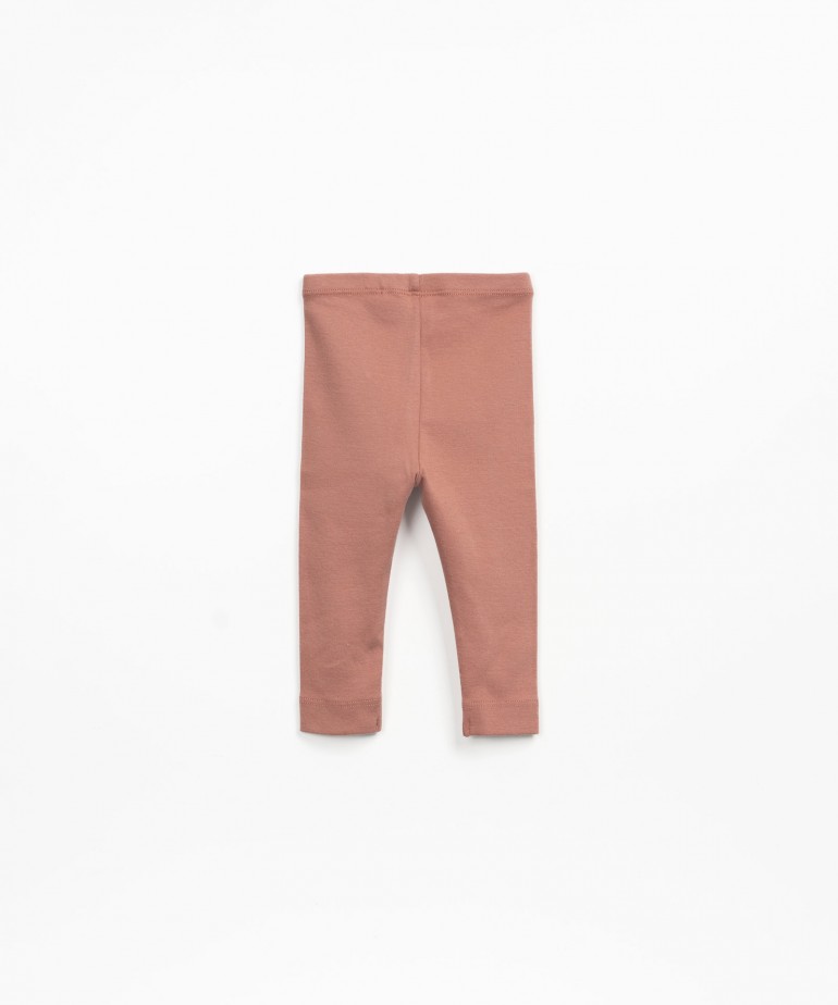 Leggings misto cotone biologico e cotone riciclato