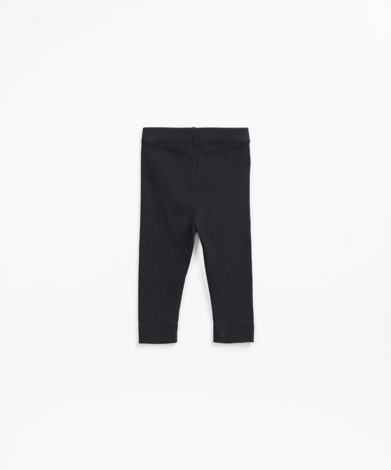 Leggings misto cotone biologico e cotone riciclato