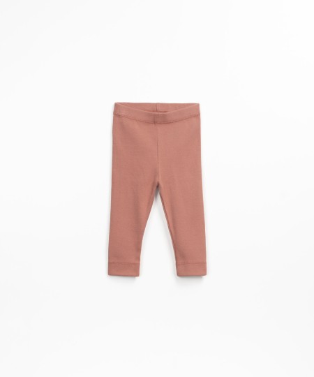 Leggings in a mixture of organic cotton and recycled cotton