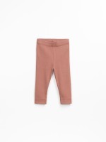 Leggings in a mixture of organic cotton and recycled cotton
