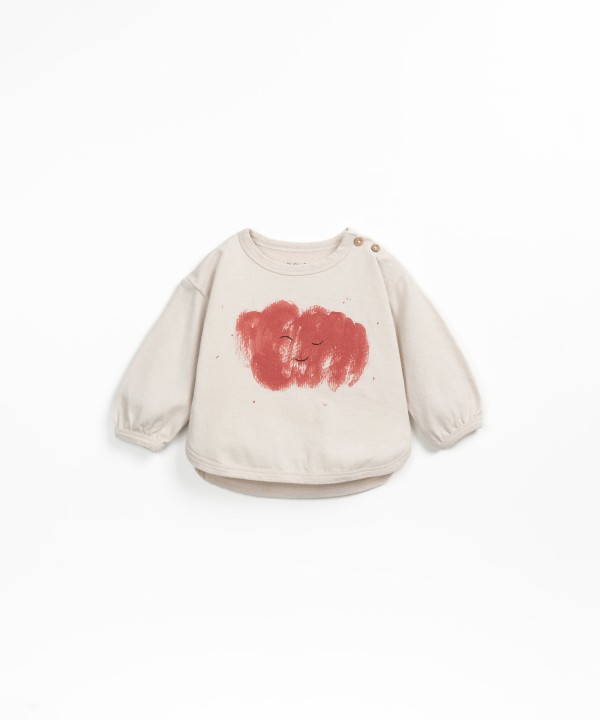 T-shirt with design on the front