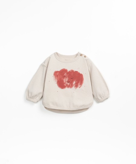 T-shirt with design on the front