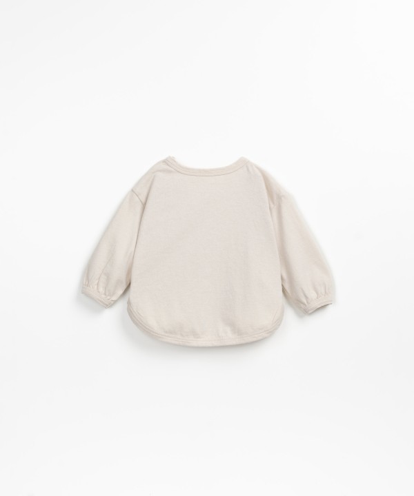 T-shirt with design on the front